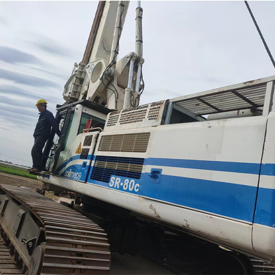Soilmec Sr80c Soilmec516 प्रयुक्त रोटरी ड्रिलिंग रिग हाइड्रोलिक