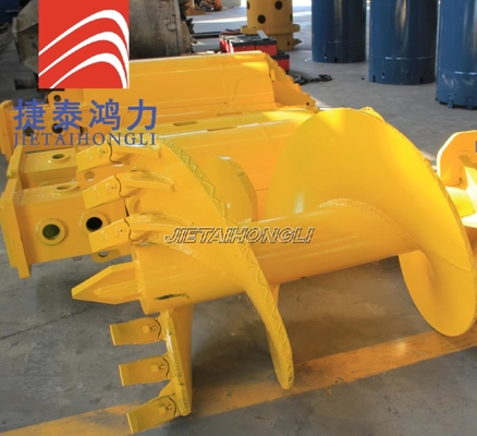 ओडी 1600mm येलो रॉक ड्रिलिंग ऑगर फ्लैट टीथ के साथ