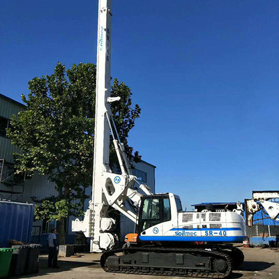 Soilmec SR40 प्रयुक्त ड्रिलिंग रिग CAT बेस और इंजन मैक्स ड्रिलिंग गहराई 50M व्यास 1500 मिमी