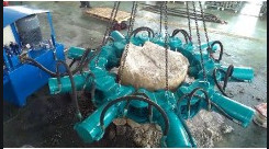 बोर होल ब्रेक के लिए हेड कट 1200 मिमी हाइड्रोलिक कंक्रीट पाइल ब्रेकर मशीन
