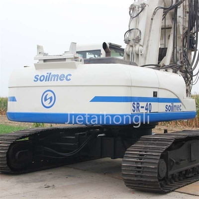 90% ब्रांड नई प्रयुक्त रोटरी ड्रिलिंग रिग 60M Soilmec SR40