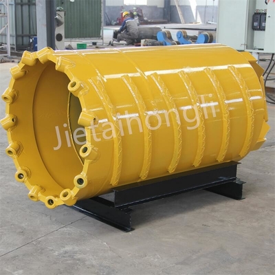 हार्ड ग्राउंड के लिए बुलेट दांत के साथ OD800mm रॉक कोर बैरल बाल्टी