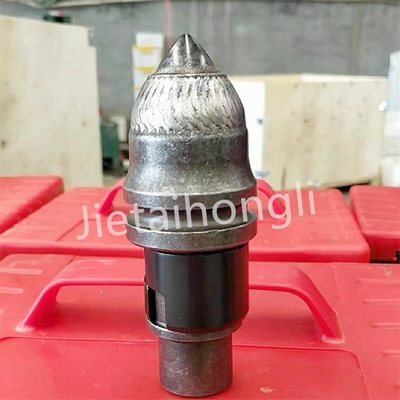ऑगर्स बकेट रॉक ड्रिल बिट के लिए कार्बाइड B47K19H बुलेट दांत;