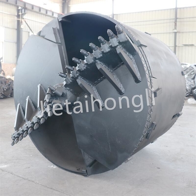 टिकाऊ उपयोग हाइड्रोलिक पाइलिंग रिग रॉक ड्रिलिंग बाल्टी Q355C