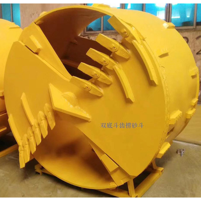 Q355C मिट्टी की बाल्टी Od800mm/1000mm/1200mm/1500mm क्ले फ्लैट दांत बाल्टी