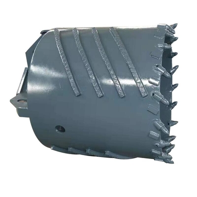 ड्रिलिंग मशीन SR150 XR220 AF180 ZR160 के साथ OD600 -2500 मिमी कास्ट पायलट रॉक ड्रिलिंग बाल्टी मैच